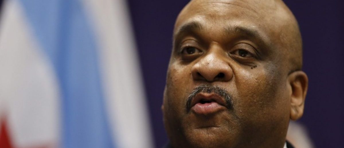 The Interim Superintendent of the Chicago Police Department Eddie Johnson, speaks during a news conference in Chicago, in this March 28, 2016 file photo. REUTERS/Kamil Krzaczynski/Files