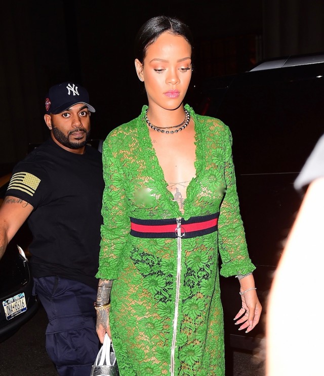 Rihanna Spotted In See Through Dress In Nyc The Daily Caller