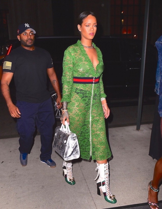 Rihanna Spotted In See Through Dress In Nyc The Daily Caller