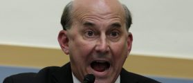 Representative Louie Gohmert (R-TX) questions U.S. Attorney General Eric Holder during a House Judiciary Committee hearing on