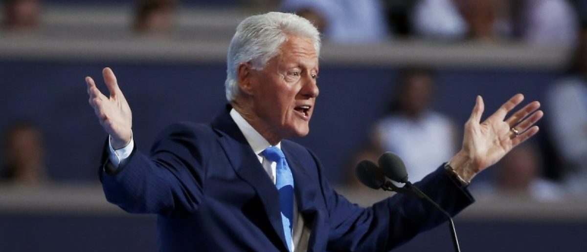 Former President Bill Clinton addresses the Democratic National Convention in Philadelphia, Pennsylvania, U.S. July 26, 2016. REUTERS/Lucy Nicholson