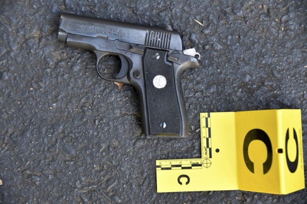 A pistol that police said was in the possession of Keith Lamont Scott is seen in a picture provided by the Charlotte-Mecklenburg Police Department