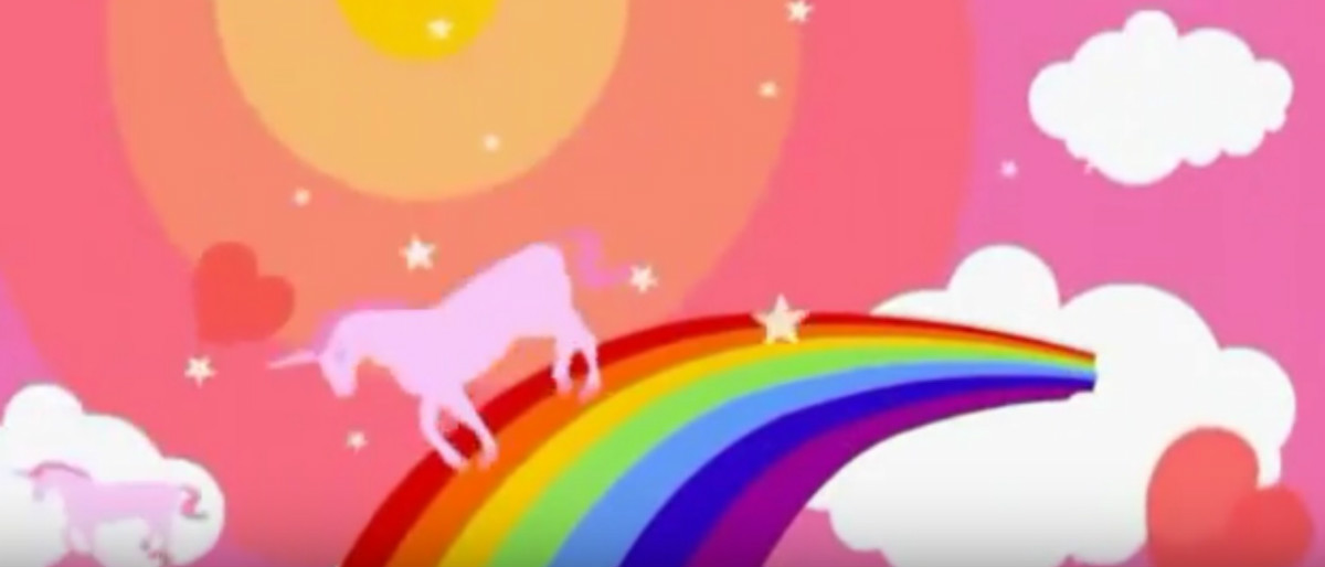 rainbow unicorn YouTube screenshot/Kipper