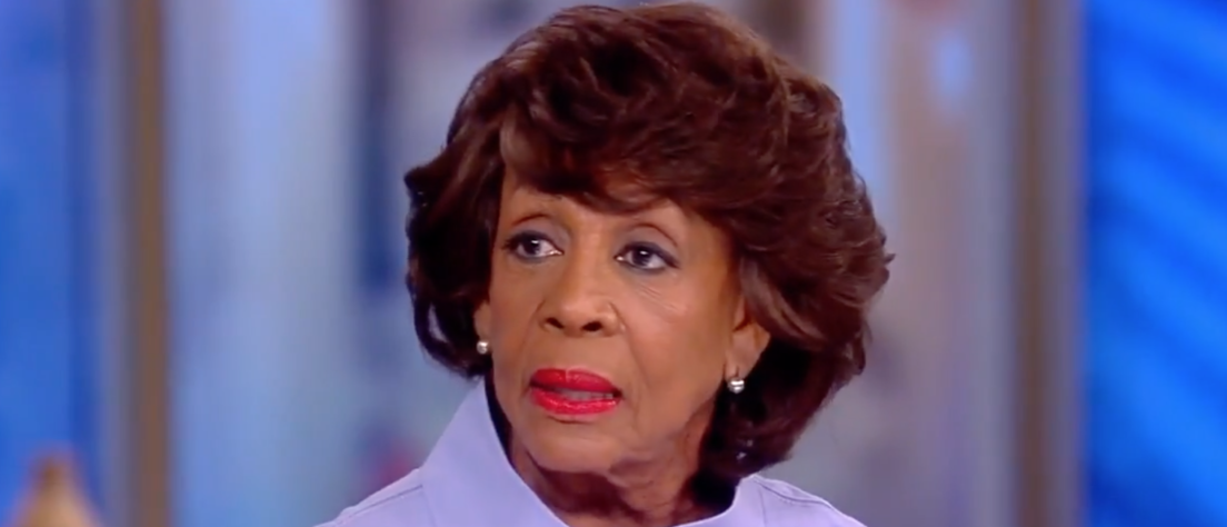 California Rep. Maxine Waters on ABC's "The View." (Youtube screen grab)