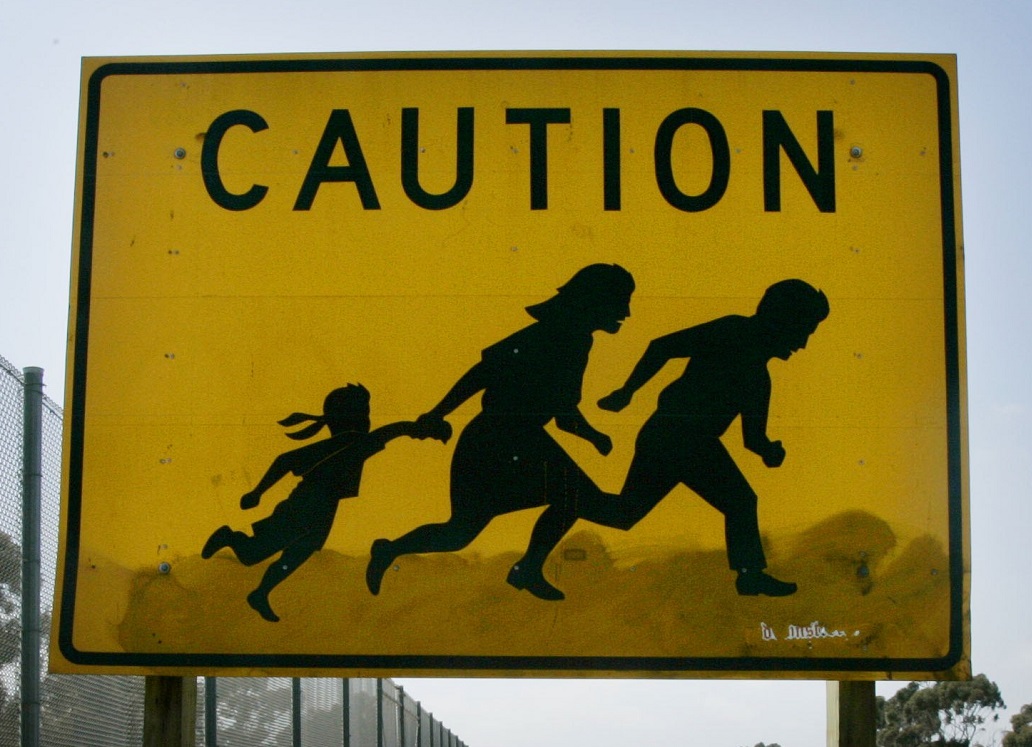 immigration sign Getty Images/Sandy Huffaker 