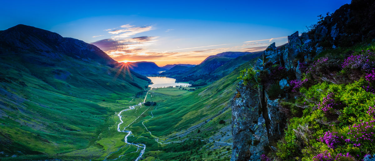 Tranquil Sunset in Buttermere valley, The Lake District, Cumbria, England Shutterstock/ Michael Conrad
