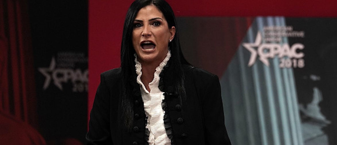 NATIONAL HARBOR, MD - FEBRUARY 22:  National Rifle Association (NRA) spokeswoman Dana Loesch speaks during CPAC 2018 February 22, 2018 in National Harbor, Maryland. The American Conservative Union hosted its annual Conservative Political Action Conference to discuss conservative agenda.  (Photo by Alex Wong/Getty Images)