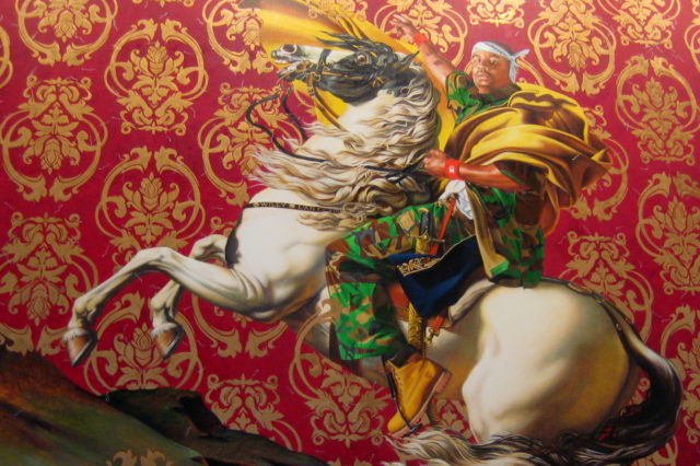 Kehinde Wiley's Napoleon Leading the Army of the Alps. (Photo: Flickr/Wally Gobetz)