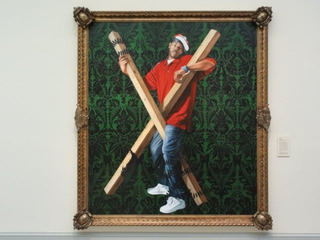 Kehinde Wiley's Saint Andrew. (Photo by Flickr/Tom Stohlman)