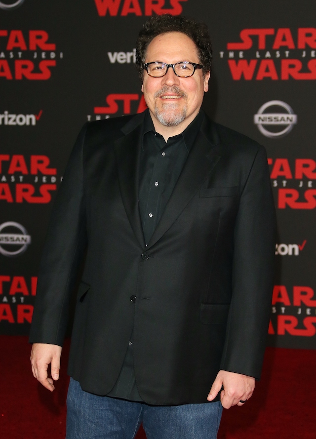 Actor Jon Favreau arrives for the premiere of Disney Pictures and Lucasfilm's 
