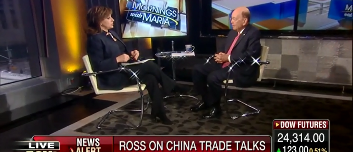Secretary Of Commerce Puffs Out His Chest At China You Don't Want A Trade War With Us - Fox Business 3-27-18
