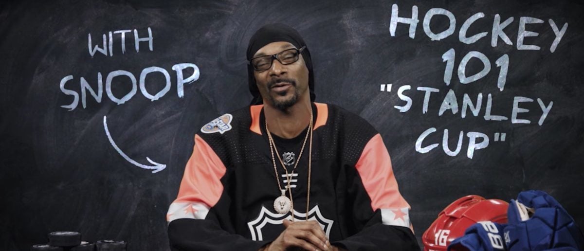Snoop Dogg (Credit: Screenshot/YouTube NHL)