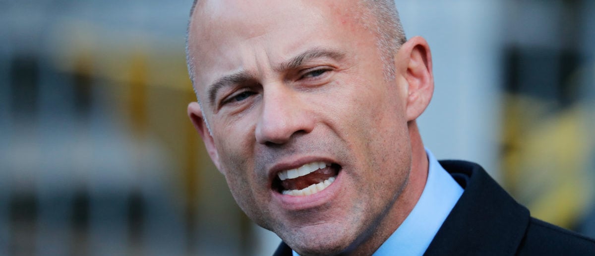 Michael Avenatti, lawyer for adult film actress Stephanie Clifford, also known as Stormy Daniels, speaks to media outside federal court in the Manhattan borough of New York City, New York, U.S., April 16, 2018. REUTERS/Lucas Jackson