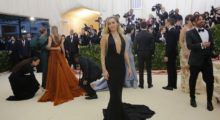Singer Miley Cyrus arrives at the Metropolitan Museum of Art Costume Institute Gala (Met Gala) to celebrate the opening of ìHeavenly Bodies: Fashion and the Catholic Imaginationî in the Manhattan borough of New York, U.S., May 7, 2018. REUTERS/Eduardo Munoz