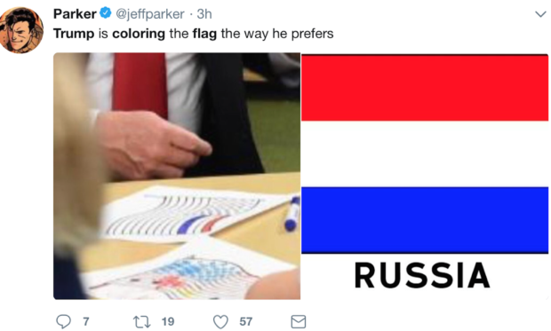 Image result for trump coloring flag