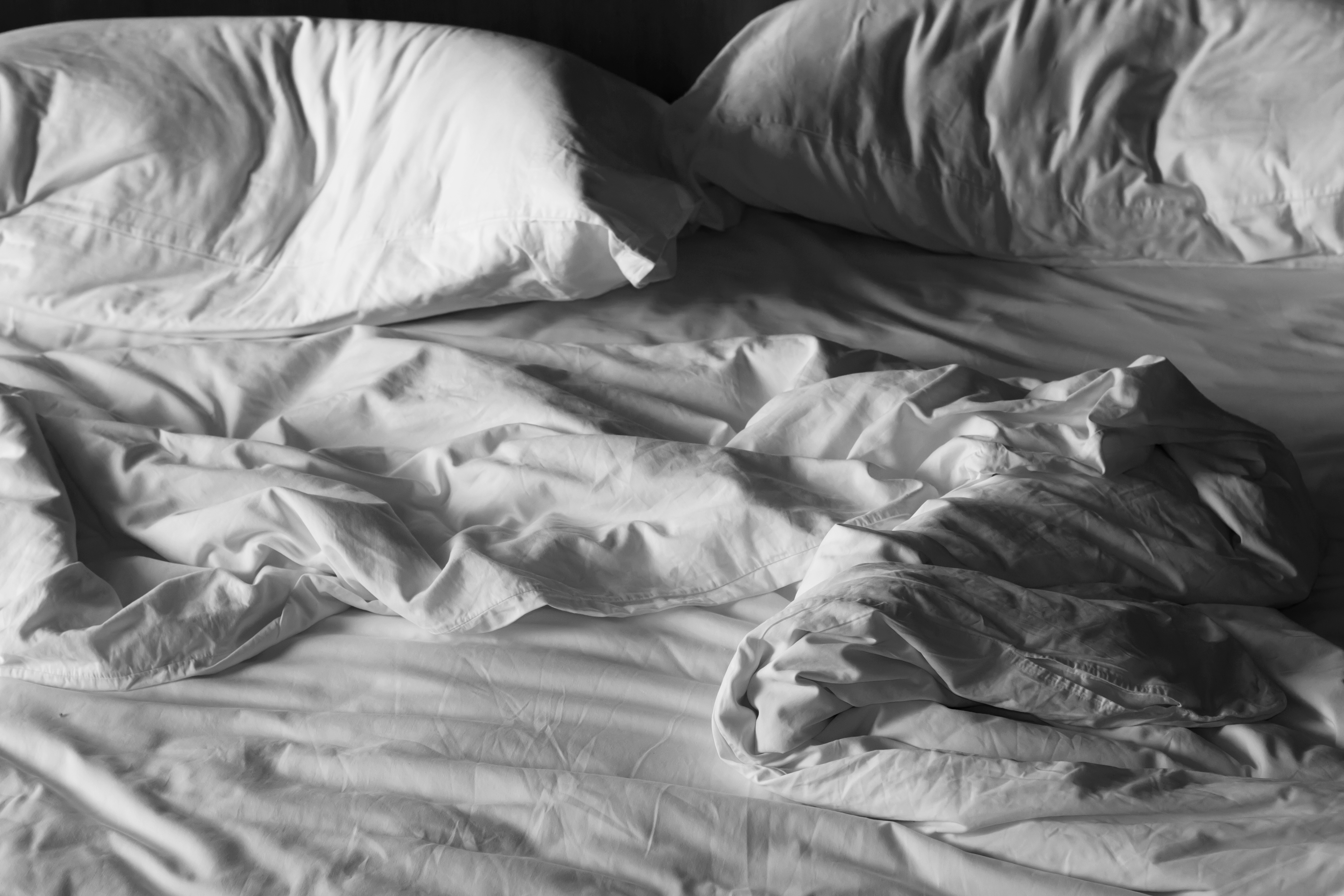Orgasm soaked bed sheets