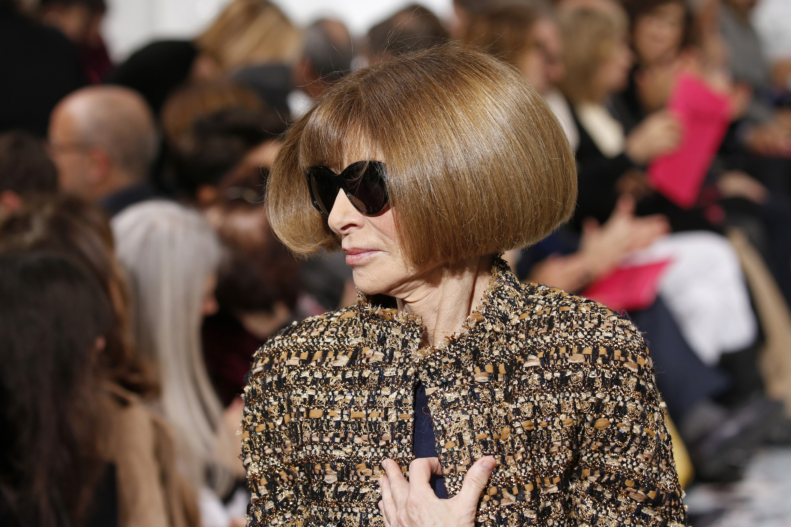Anna Wintour, the editor-in-chief of American Vogue was also invited to the lavish Trump wedding. (Photo: Reuters)