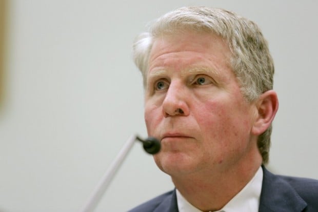Manhattan District Attorney Cyrus R. Vance, Jr. testifies to the House Judiciary hearing on "The Encryption Tightrope: Balancing Americans' Security and Privacy" on Capitol Hill in Washington March 1, 2016. REUTERS/Joshua Roberts
