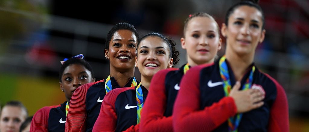Gabby Douglas Apologizes For Not Putting Hand Over Her Heart During ...