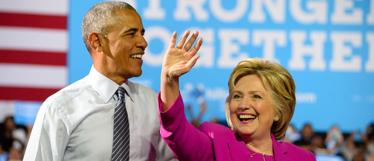 Barack Obama and Hillary Clinton (Credit: Evan El-Amin / Shutterstock.com)