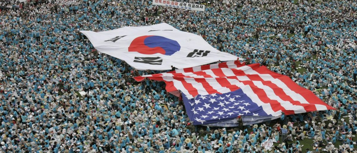 Why Is The American Flag Flying At Rallies For South Korea ...