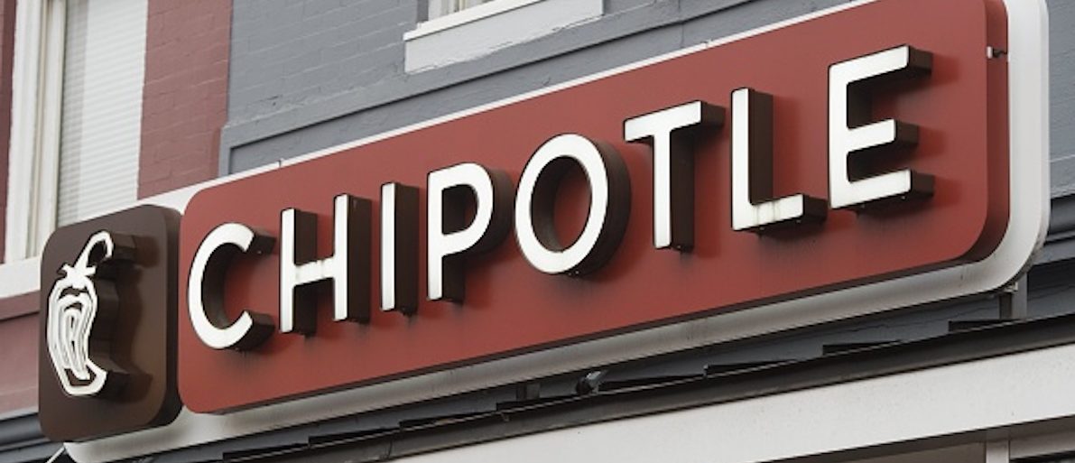 A Chipotle Mexican Grill restaurant is seen in Washington, DC, December 22, 2015. Chipotle shares tumbled on news that the Centers for Disease Control and Prevention (CDC) is investigating an outbreak of E. coli that may be unrelated to a previous one in November that led to 53 cases in nine states. AFP PHOTO / SAUL LOEB / AFP / SAUL LOEB        (Photo credit should read SAUL LOEB/AFP/Getty Images)
