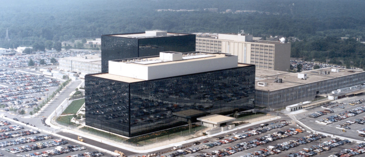 An undated aerial handout photo shows the National Security Agency (NSA) headquarters building in Fort Meade, Maryland.   NSA/Handout via REUTERS   