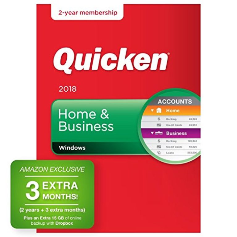 amazon 2017 quicken home and business