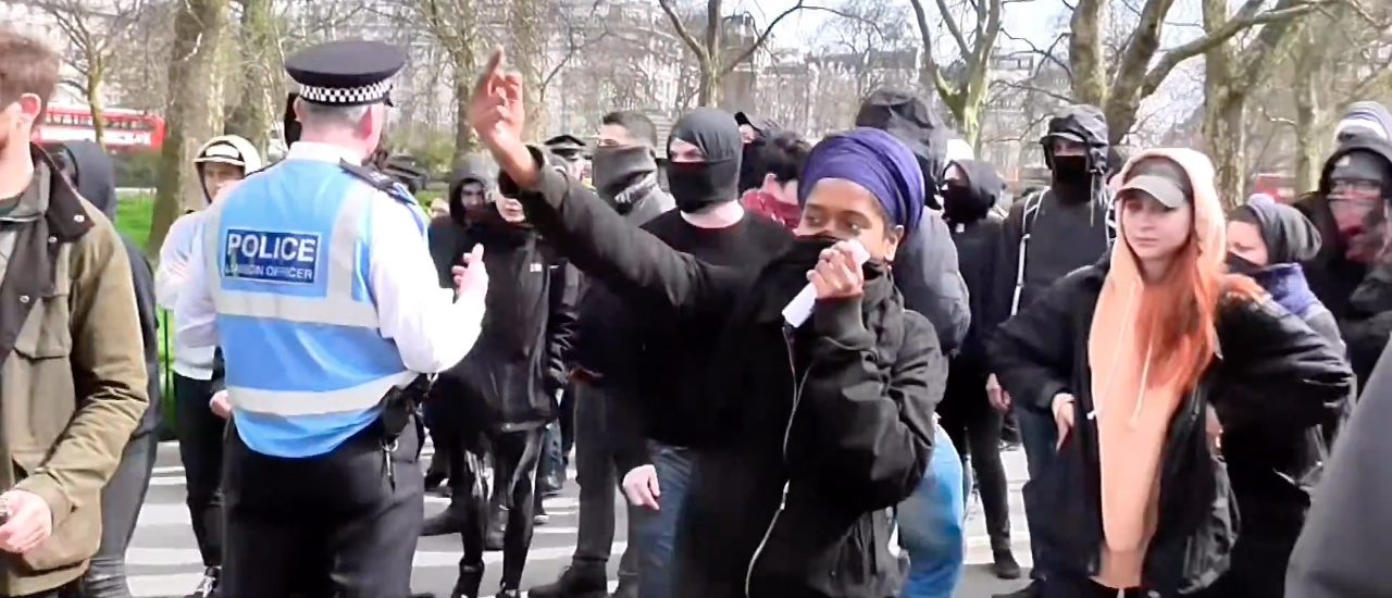 Antifa Protest Anti-#MeToo Women’s Rights Event In London | The Daily