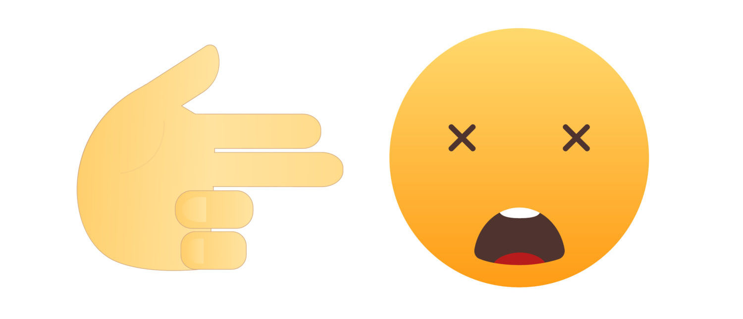 Facebook and Microsoft are reportedly set to change one of the many emojis they offer for their respective platforms: the gun. [Shutterstock - Stock Vector One]