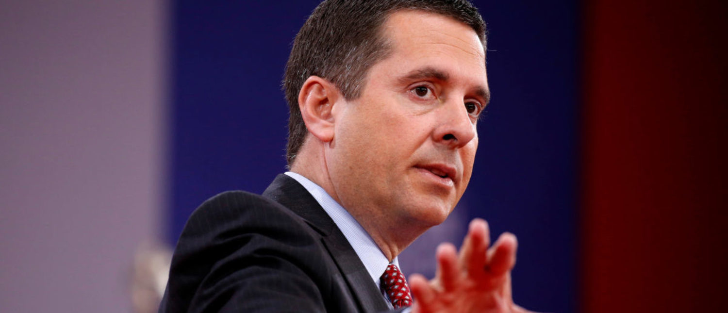 House Intelligence Committee Chairman Devin Nunes (R-CA) speaks at the Conservative Political Action Conference (CPAC) at National Harbor, Maryland, U.S., February 24, 2018. REUTERS/Joshua Roberts | Daily Beast Sues DOJ Over Nunes Memo
