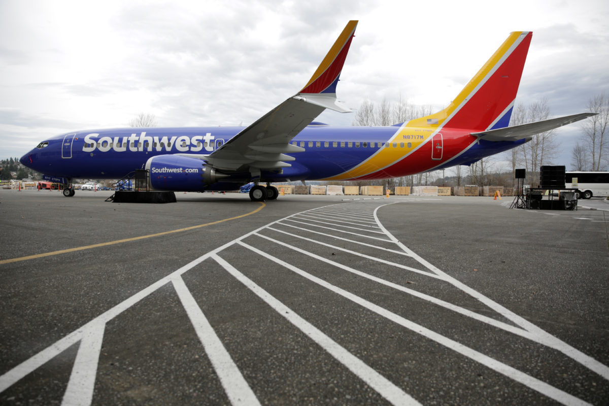 The 737 MAX 8 produced for Southwest Airlines is pictured as Boeing celebrates the 10,000th 737 to come off the production line in Renton, Washington, U.S. March 13, 2018. REUTERS/Jason Redmond | Southwest Airlines Plane Depressurizes