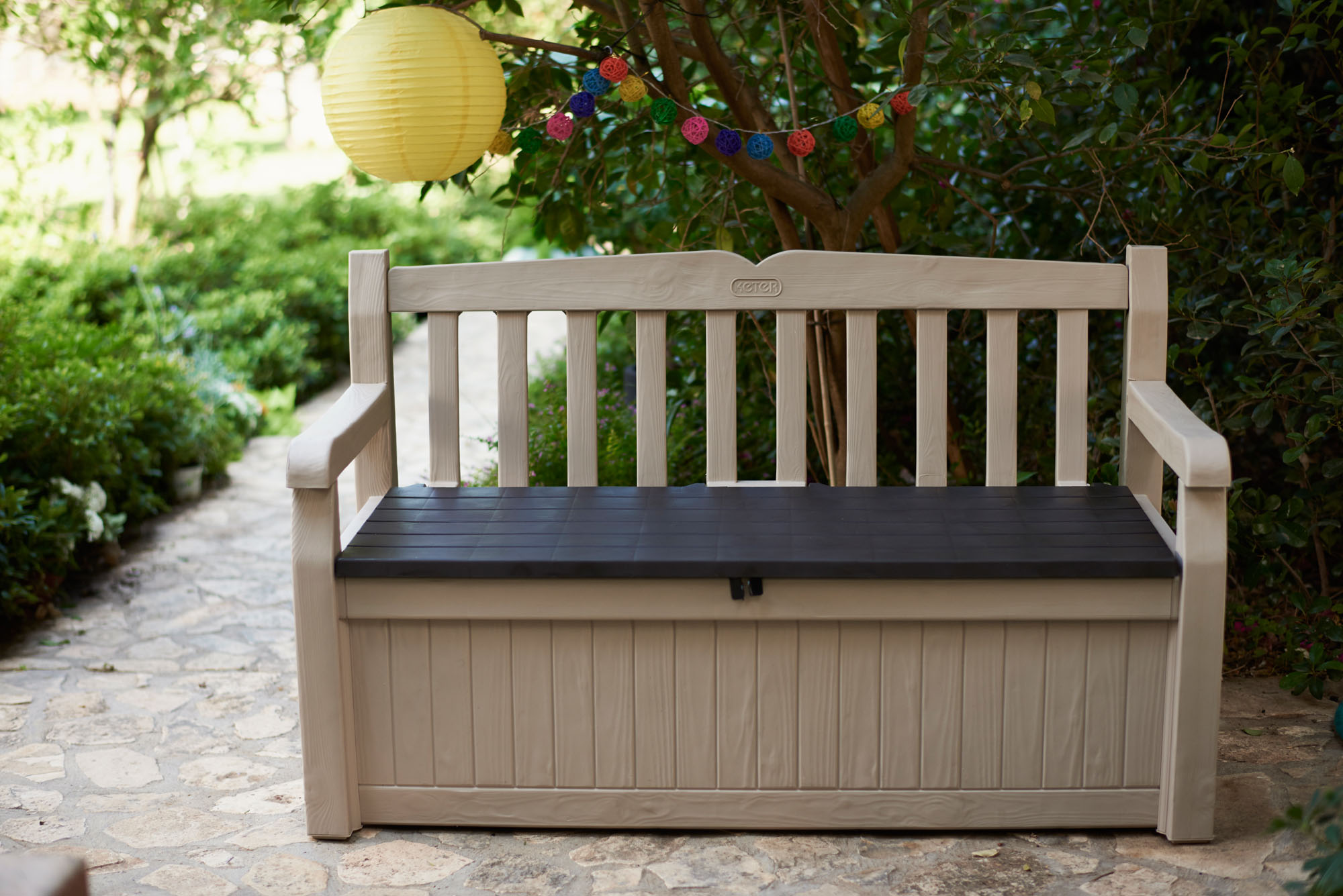 Store Your Outdoor Essentials With Teak Patio Storage Benches