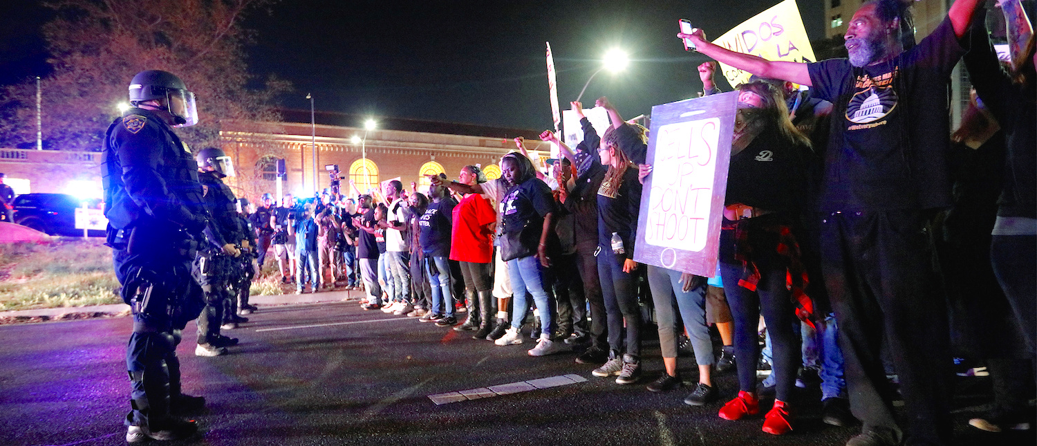 Sheriffs Car Knocks Down Activist During Stephon Clark Shooting Protest Video The Daily Caller 