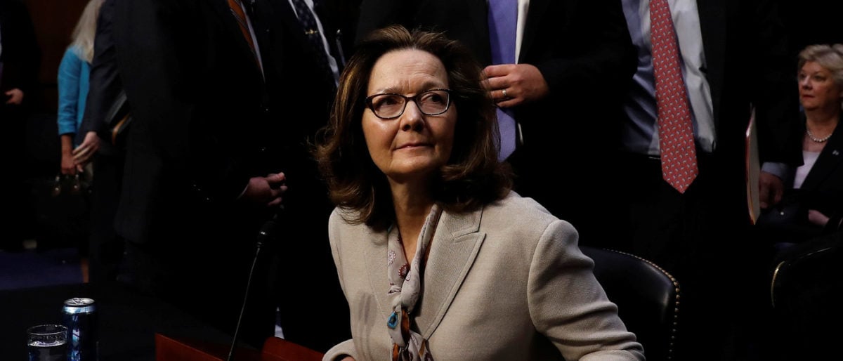 CIA Director nominee Gina Haspel departs her confirmation hearing before the Senate Intelligence Committee on Capitol Hill in Washington, U.S., May 9, 2018. REUTERS/Aaron P. Bernstein