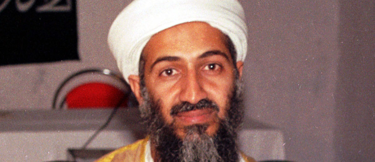 AFGHANISTAN - UNDATED FILE PHOTO: Saudi dissident and suspected terrorist leader Osama bin Laden is seen in this undated file photo taken somewhere in Afghanistan. U.S. Secretary of State Colin Powell told the Senate Budget Committee February 11, 2003 that he had read a transcript from bin Laden or someone believed to be him, speaking about his partnership with Iraq from an Al Jazeera tape. The Arab satellite station aired a statement allegedly from Osama bin Laden. (Photo by Getty Images)