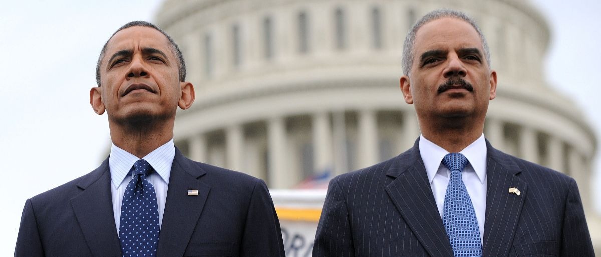Eric Holder and Barack Obama Getty Images/Pool