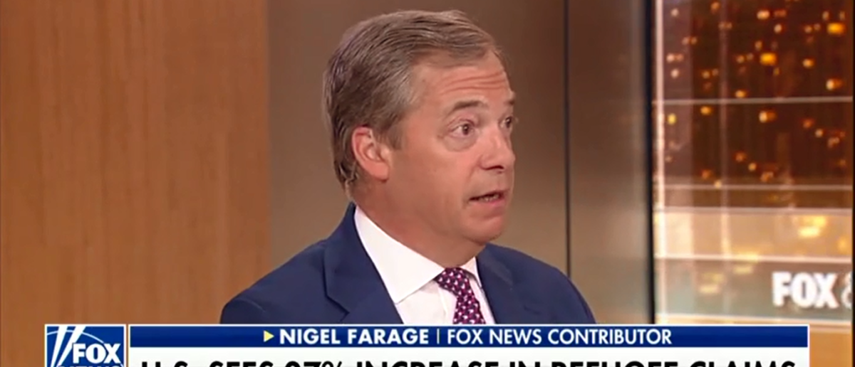 Nigel Farage Tells Trump To Ignore The Screams Of Liberal Media On Immigration (Fox News - 6-20-18)