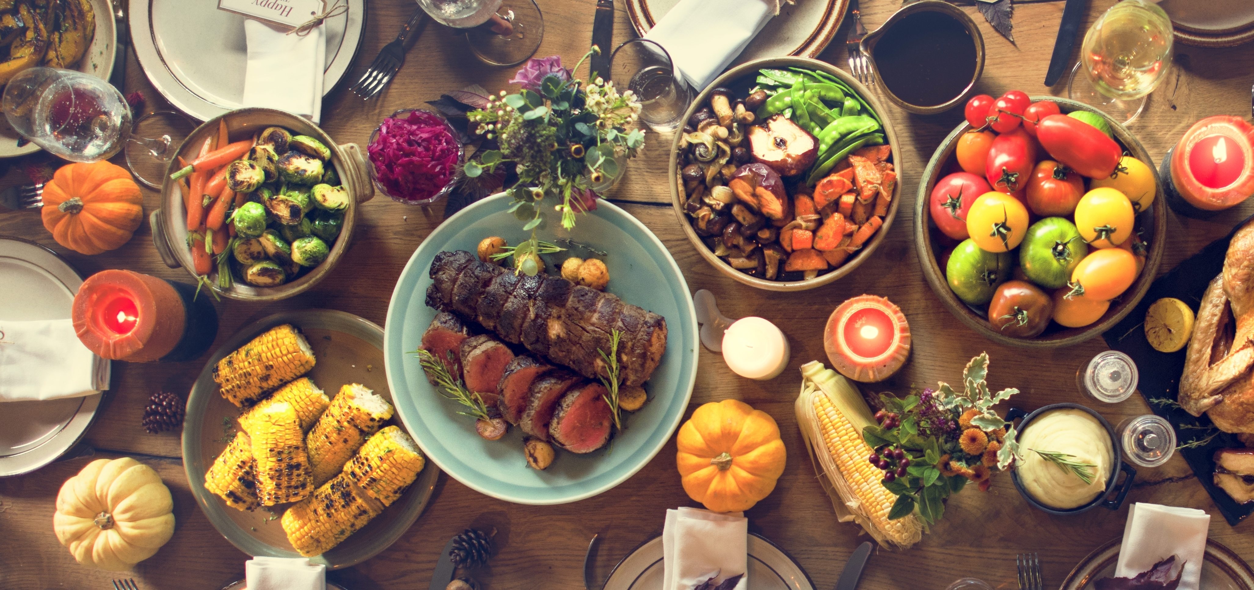 Thanksgiving Celebration Traditional Dinner Setting Food Concept (Shutterstock 678491803)