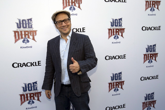Actor Rob Schneider poses at the premiere of "Joe Dirt 2: Beautiful Loser" at the Cary Grant theatre at Sony Studios in Culver City, California June 24, 2015. The movie opens in the U.S. on July 16. REUTERS/Mario Anzuoni