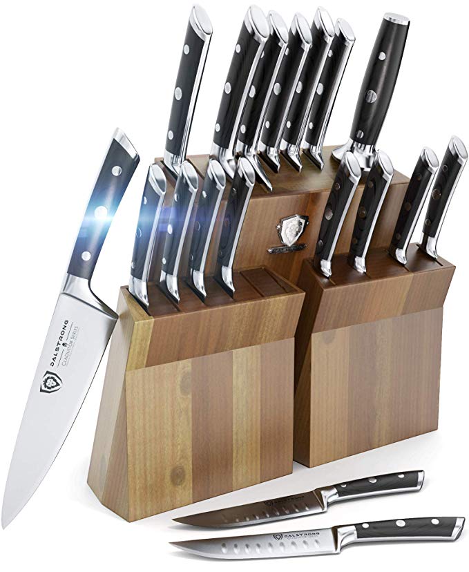 Normally $1200, this knife block set is 75 percent off today (Photo via Amazon)
