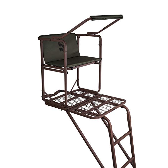 Normally $190, this ladder stand is 16 percent off today (Photo via Amazon)