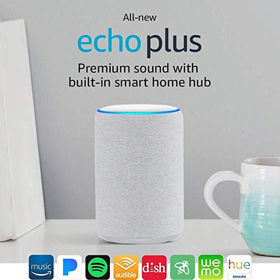 Normally $165, this Echo Plus is 9 percent off (Photo via Amazon)