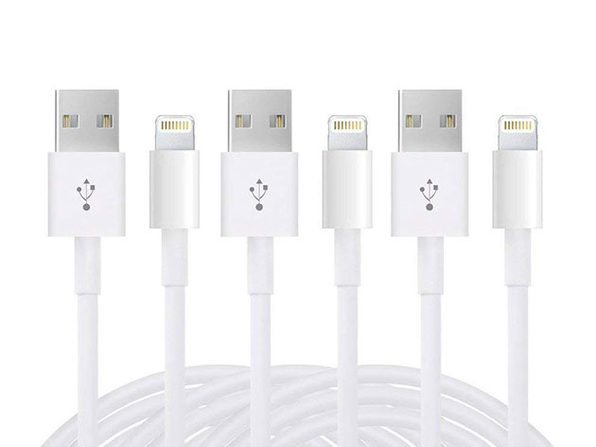 Normally $50, this 3-pack of lightning cables is 50 percent off