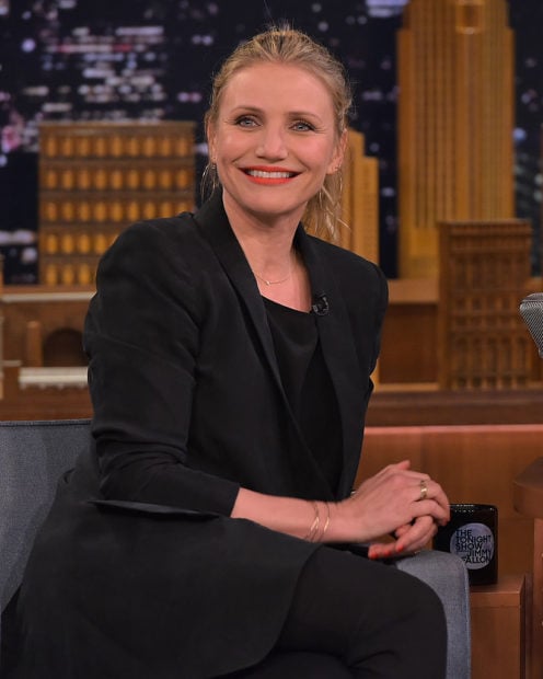 NEW YORK, NEW YORK - APRIL 06: Cameron Diaz Visits "The Tonight Show Starring Jimmy Fallon" at NBC Studios on April 6, 2016 in New York City. (Photo by Theo Wargo/Getty Images for NBC)