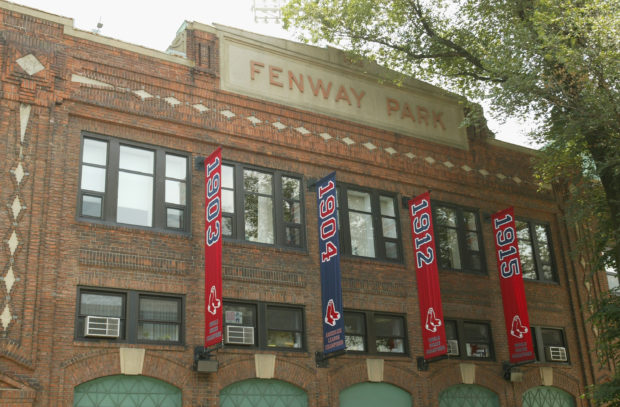 BOSTON - MAY 1: General view of the exterior of the Boston Red Sox home field of Fenway Park on May 1, 2004 in Boston, Massachusetts. (Photo By: Getty Images)