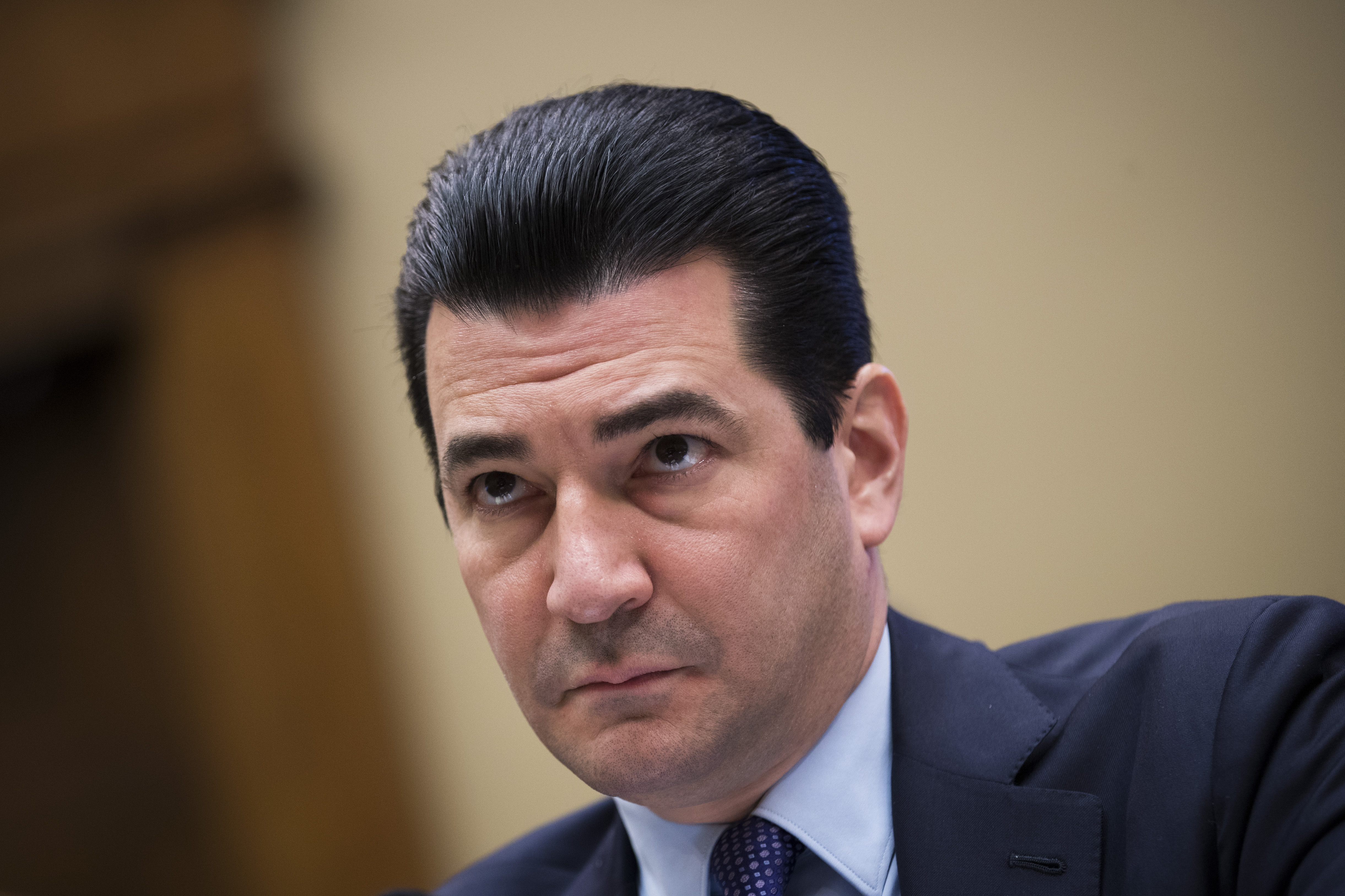 Dr. Scott Gottlieb, commissioner of the Food and Drug Administration (FDA), testifies during a House Energy and Commerce Committee hearing concerning federal efforts to combat the opioid crisis, October 25, 2017 in Washington, DC. Drew Angerer/Getty Images