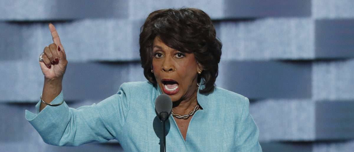 U.S. Representative Maxine Waters (D-CA) speaks on the third day of the Democratic National Convention in Philadelphia, Pennsylvania, U.S. July 27, 2016. REUTERS/Mike Segar
