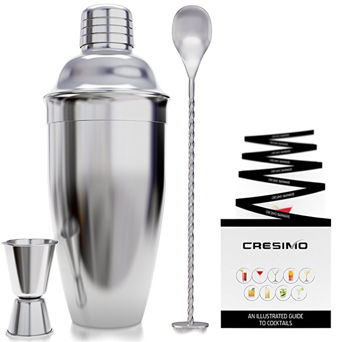 Normally $15, this cocktail shaker set is 31 percent off in this lightning deal (Photo via Amazon)