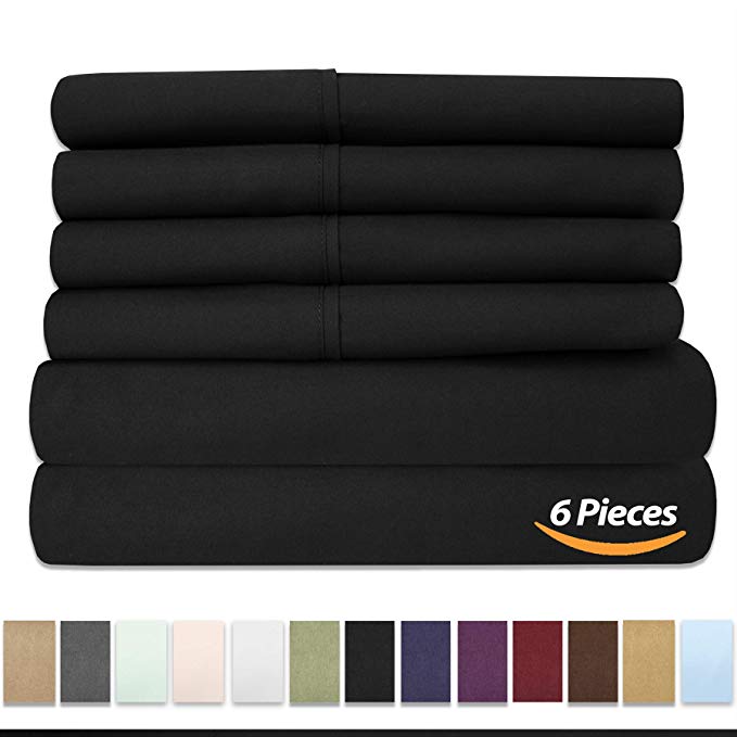 Normally $31, this 6-piece sheet set is 48 percent off today (Photo via Amazon)